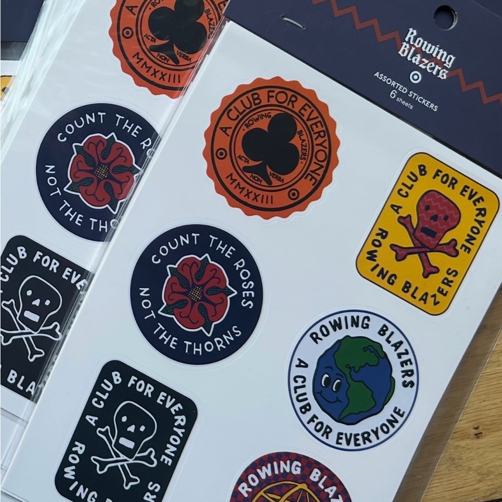 Rowing Blazers Colorful Sticker Set
